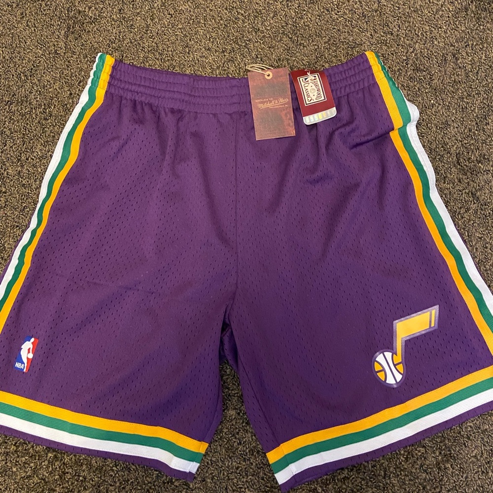 Utah Jazz Purple Shorts